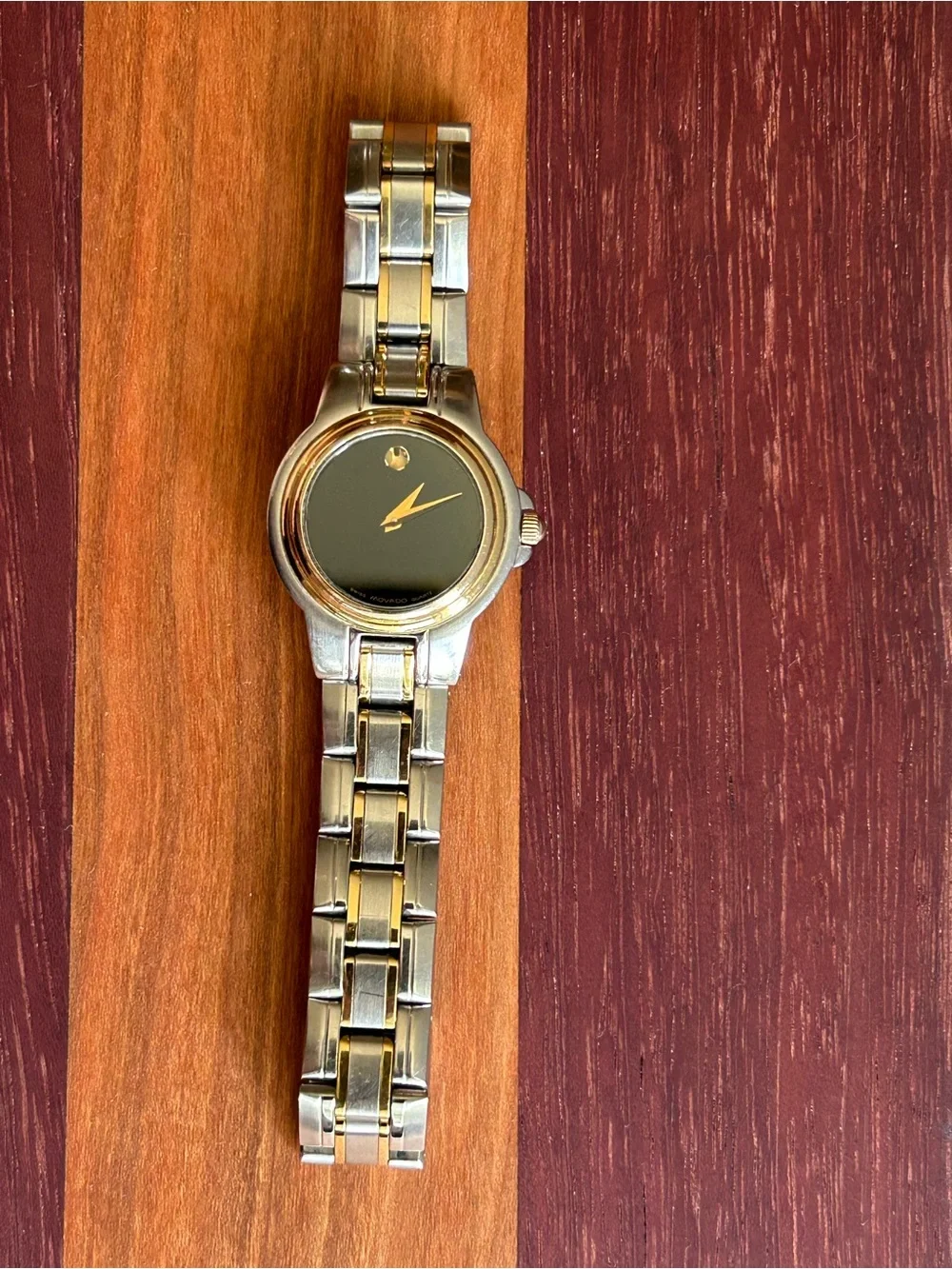 Vintage Movado Museum Classic Two-Tone Women’s Watch With New Battery